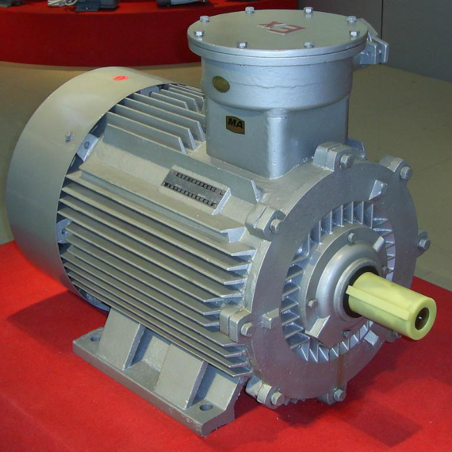 YE3-200L1-6防爆电机45°角实拍